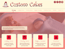 Tablet Screenshot of customcakes.ie